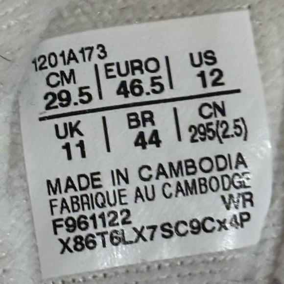 ASICS Men’s Retro Leather Sneakers Size 12 Black White Gray - Picture 7 of 7